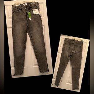 NEW William Rast Mid Rise Skinny Grey Jeans